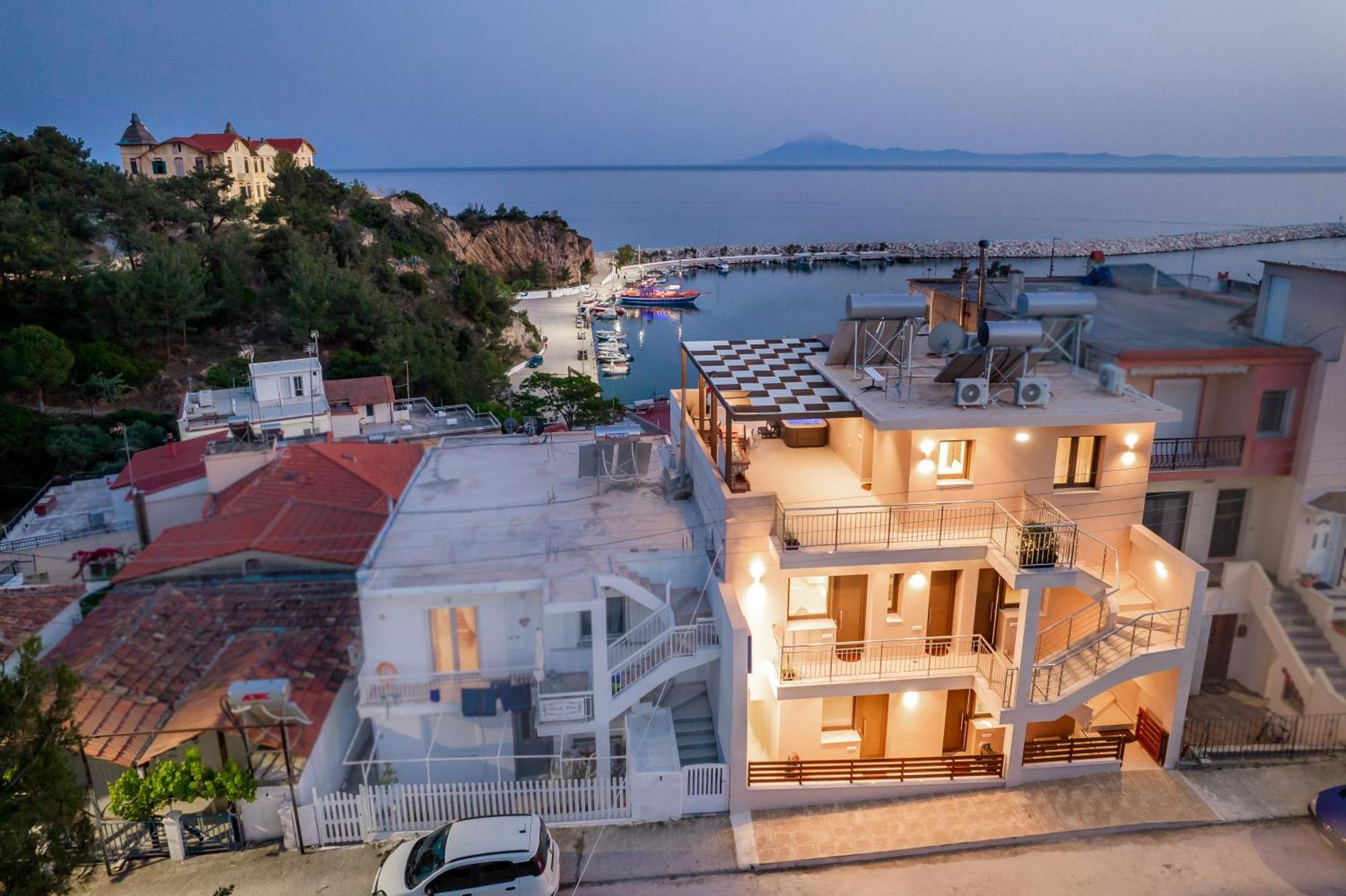 Vela Bianca Suites Limenaria  Exteriör bild