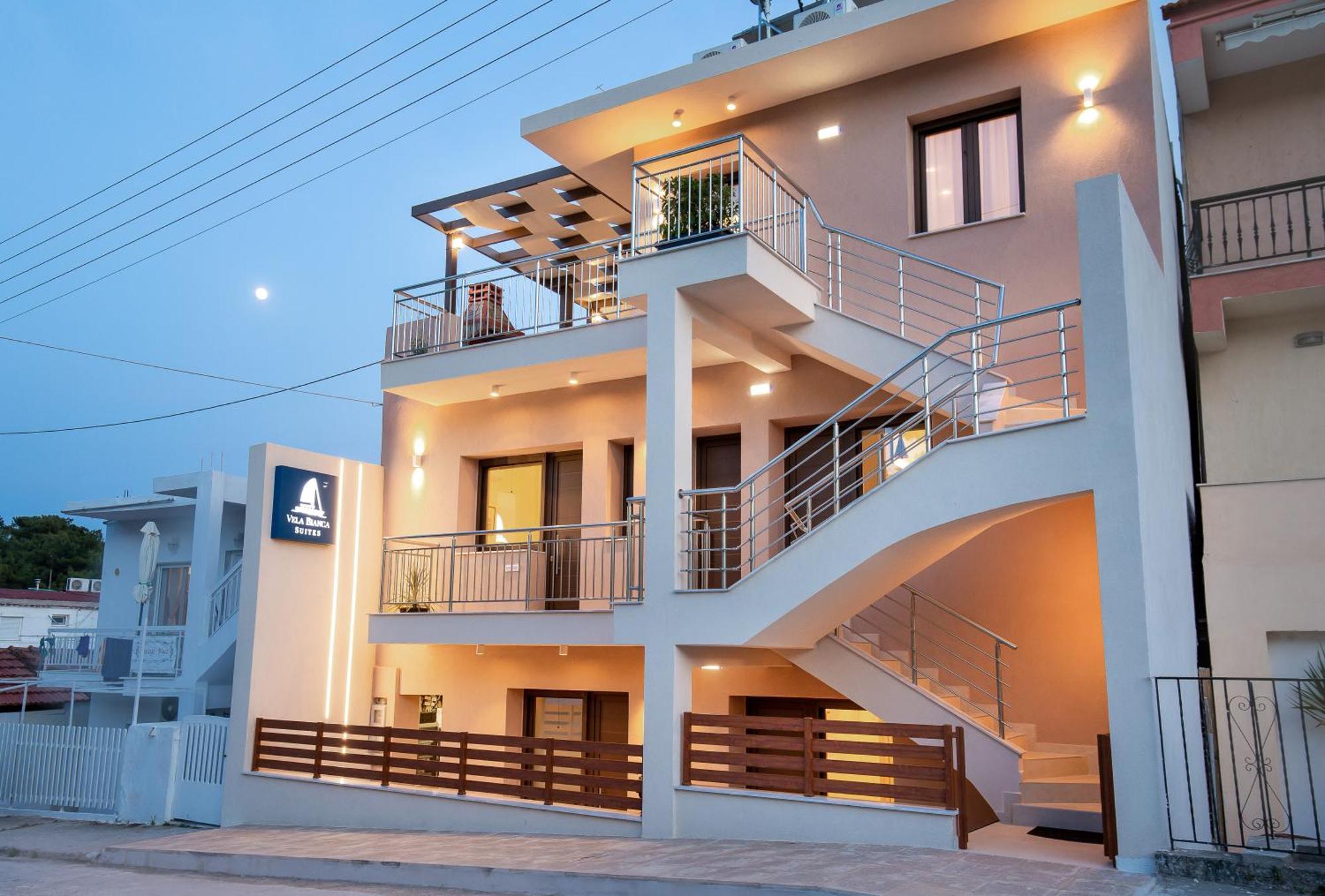 Vela Bianca Suites Limenaria  Exteriör bild