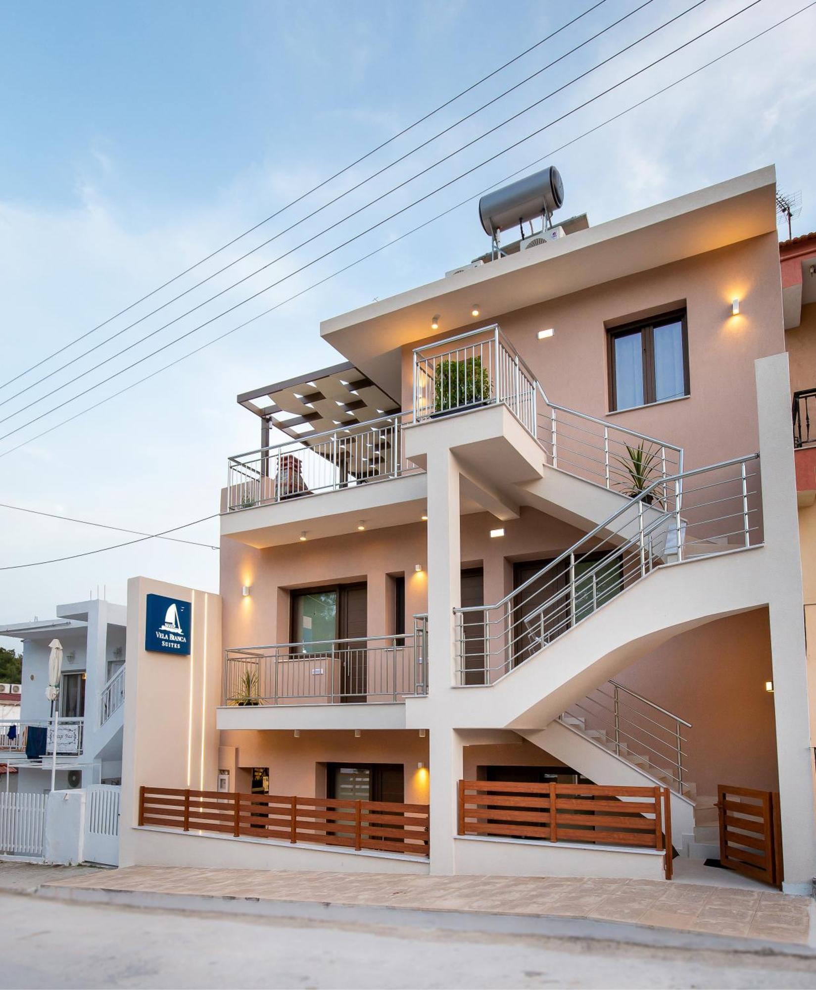 Vela Bianca Suites Limenaria  Exteriör bild