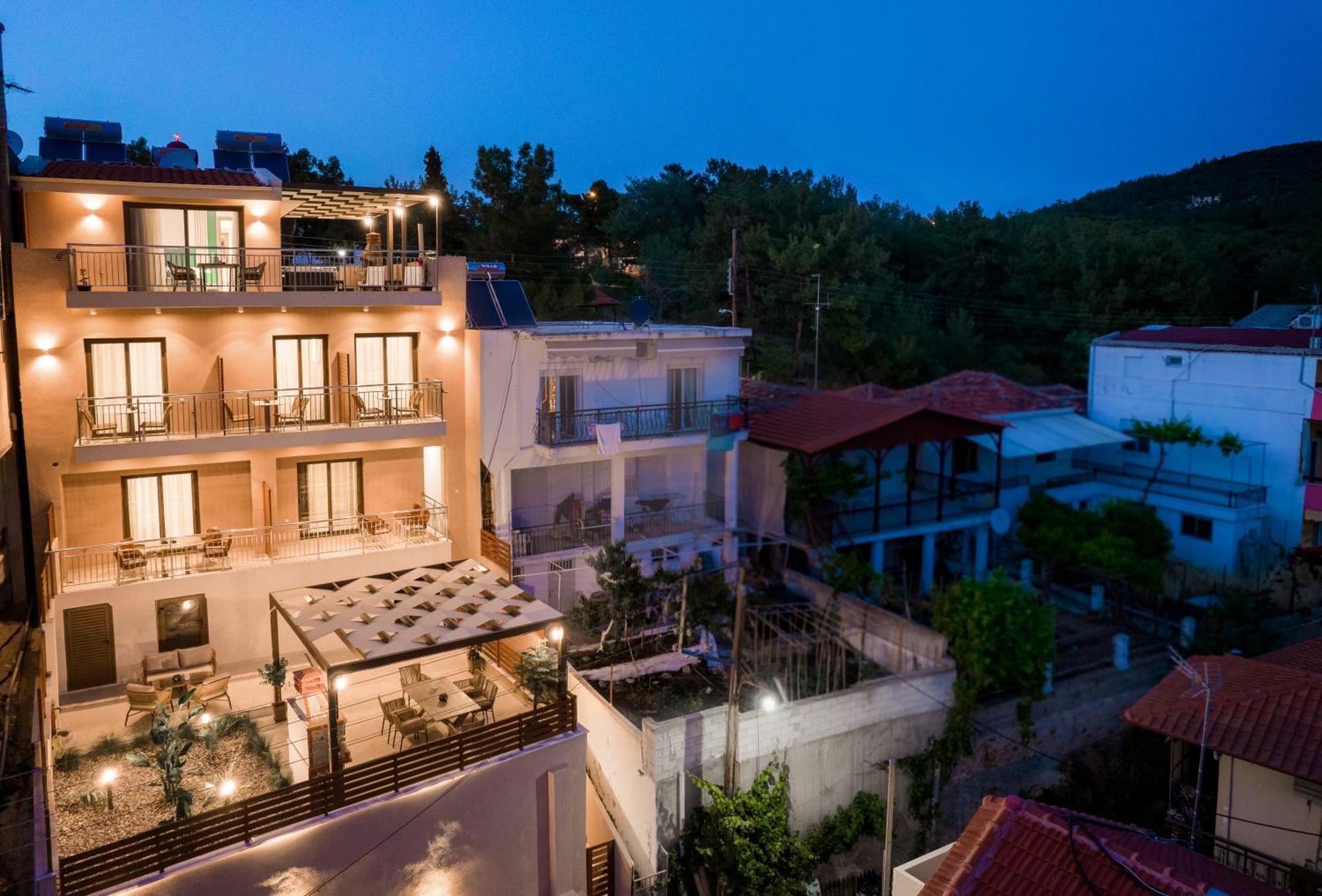 Vela Bianca Suites Limenaria  Exteriör bild