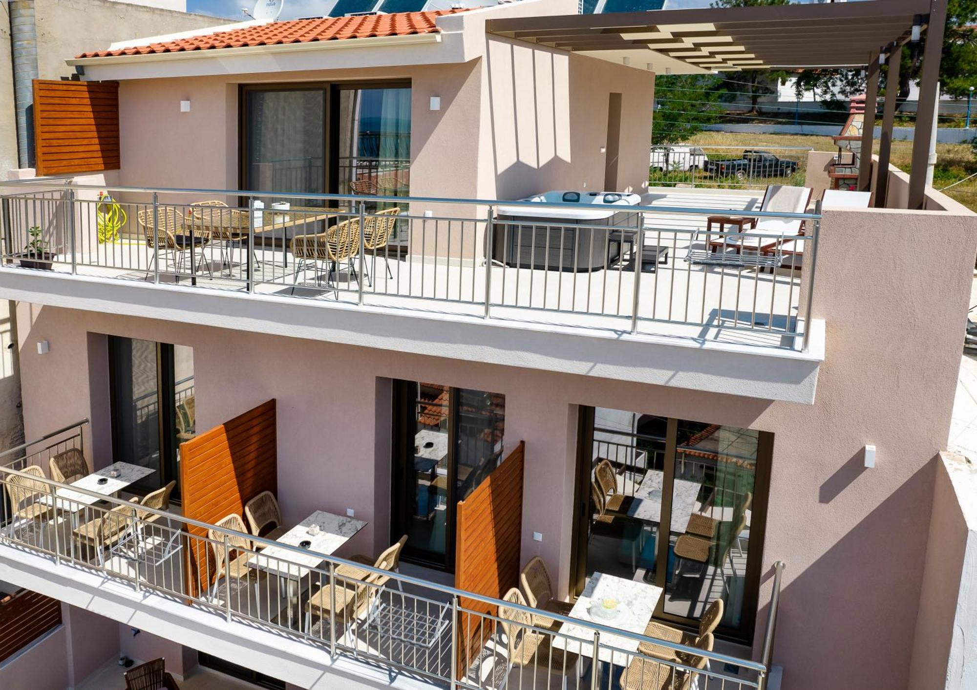 Vela Bianca Suites Limenaria  Exteriör bild