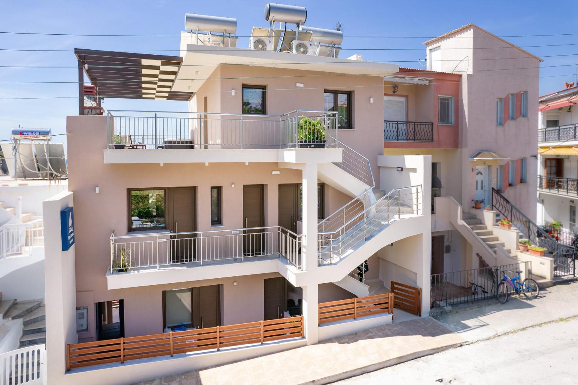 Vela Bianca Suites Limenaria  Exteriör bild